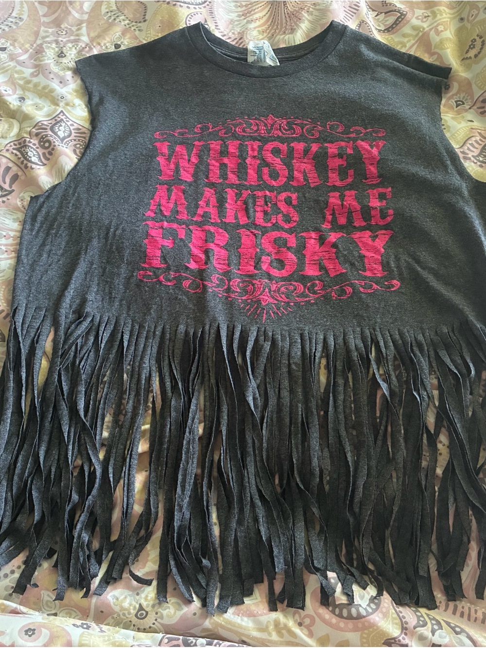 Fringe Whiskey Tank Top